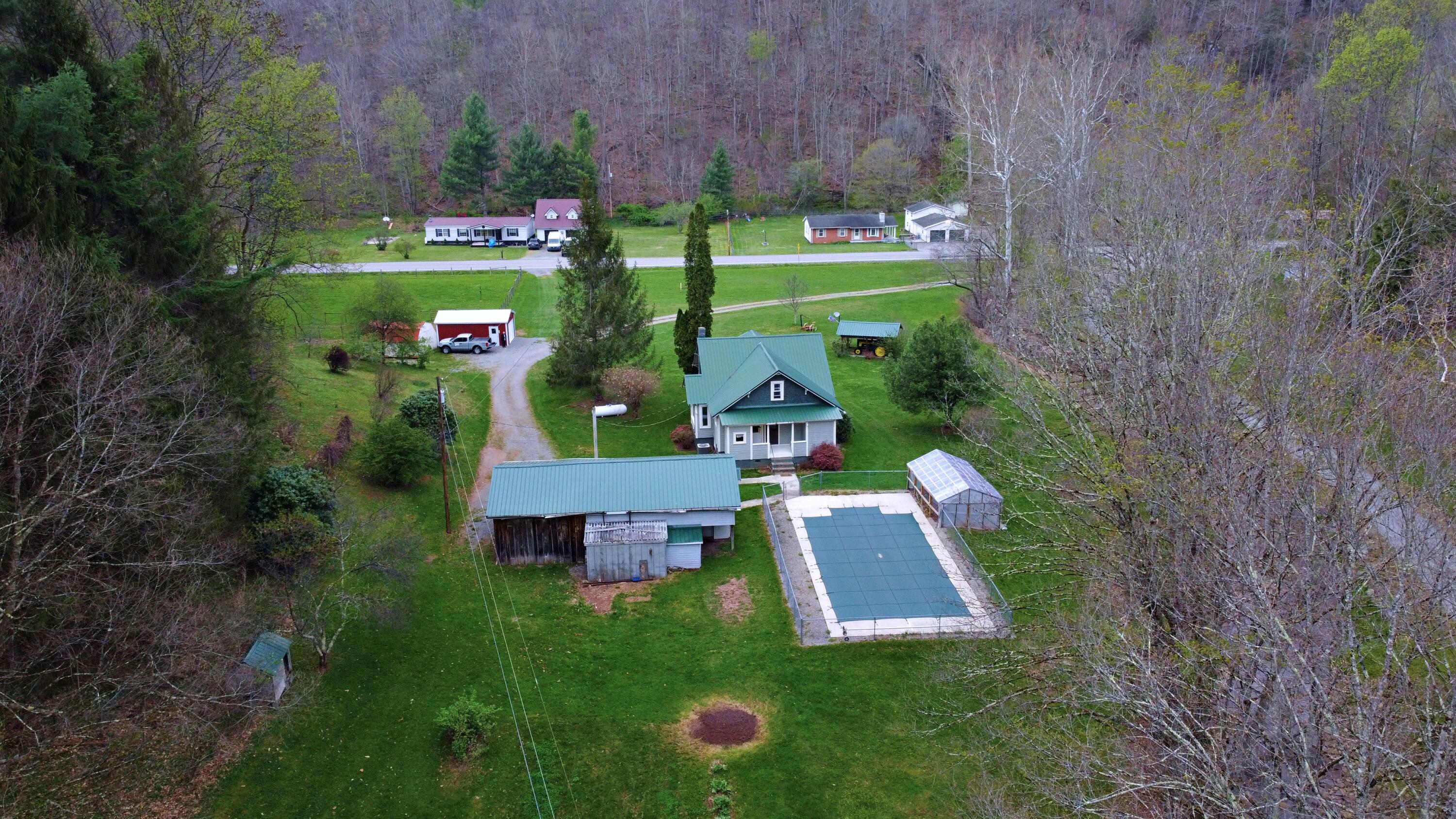12 Co Rte 219/13 Valley Head, WV 26294 - Photo 7 of 93 Aerial of home, pool & land