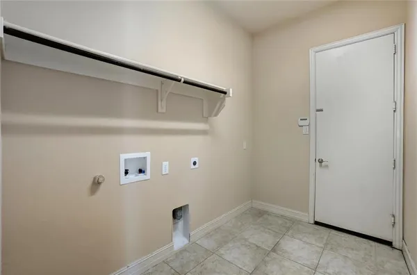 a view of an empty room