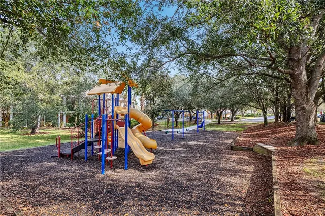 a view of outdoor space with garden and entertaining space