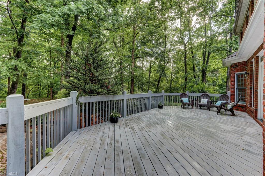 8526 Rosedale Drive Oak Ridge, NC 27310 - Photo 27 of 30 Large deck