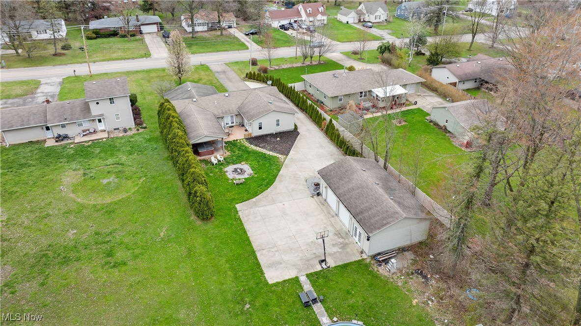 4075 Kirk Road Austintown, OH 44511 - Photo 34 of 40 Aerial view featuring a residential view