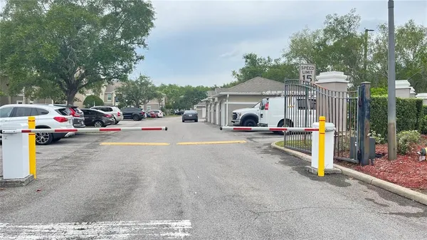 a view of outdoor space with seating area