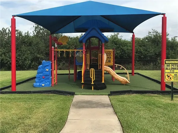 a view of park with kids yard