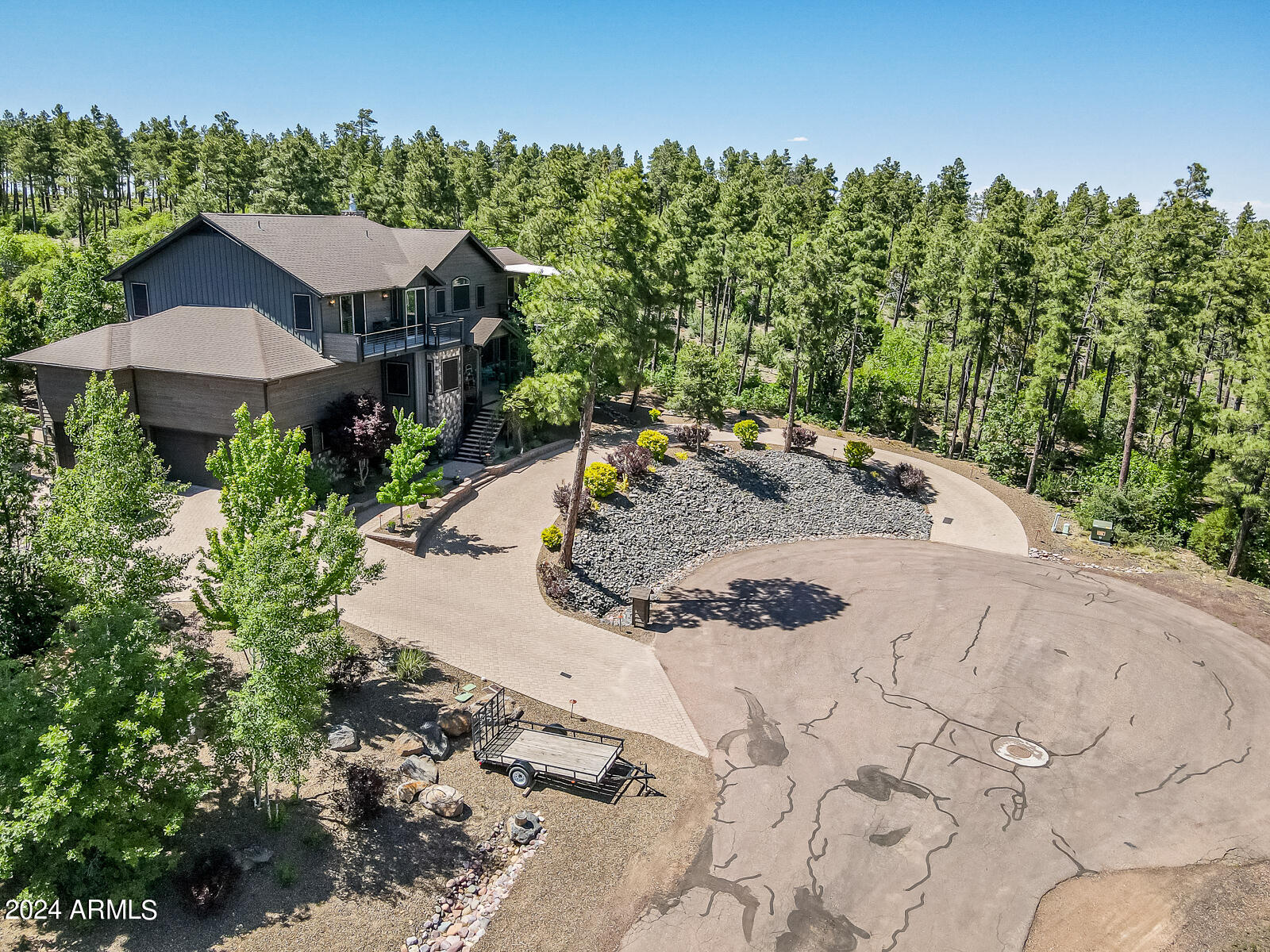 6038 Orion Show Low, AZ 85901 - Photo 68 of 95 Aerial View Side