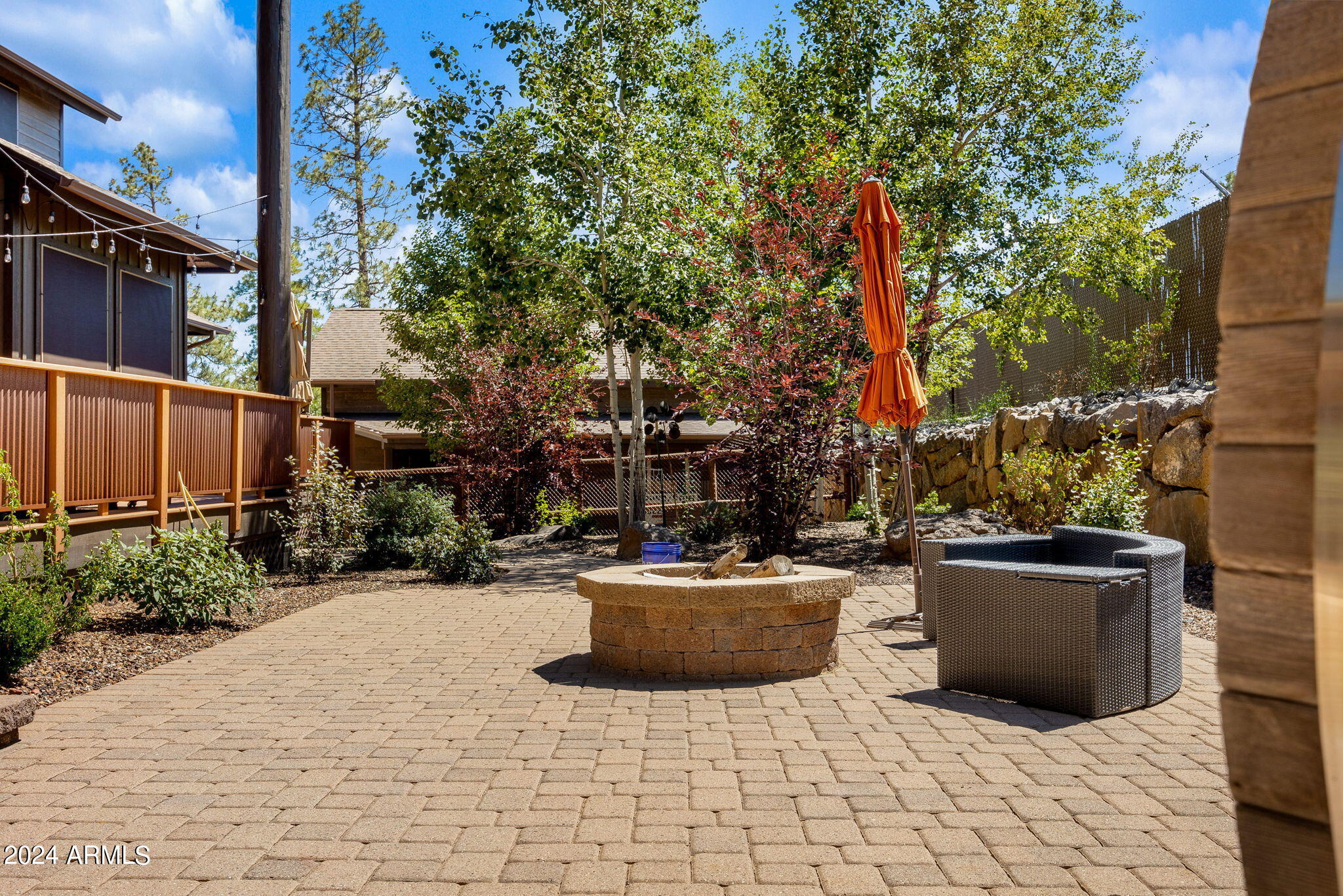 6038 Orion Show Low, AZ 85901 - Photo 74 of 95 Paver Patio - Firepit