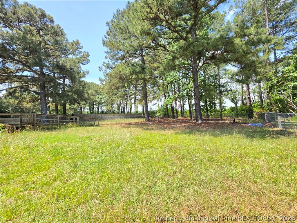 124 Franklin Road Raeford, NC 28376 - Photo 4 of 15 a view of swimming pool with trees