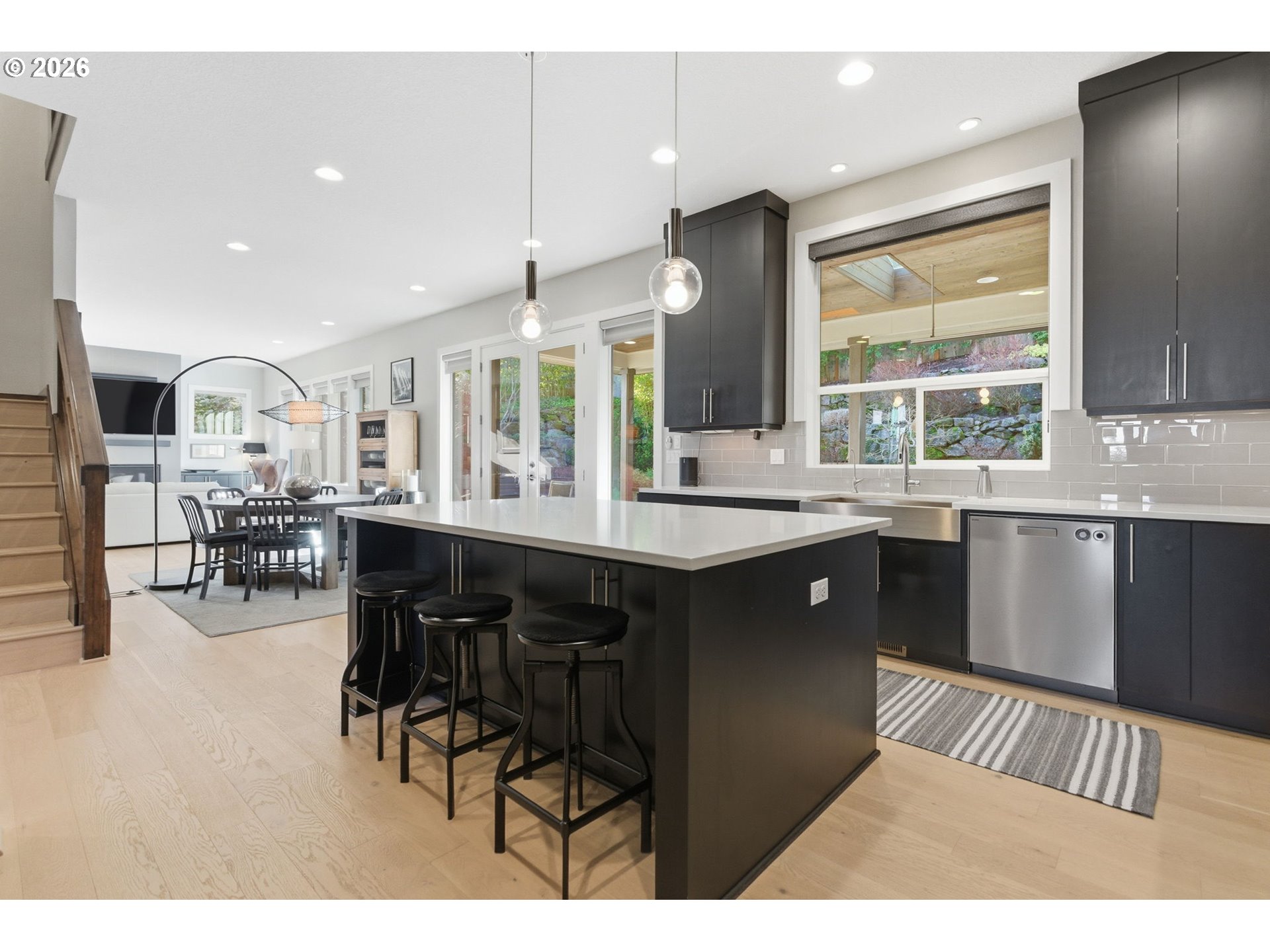 2123 South Military Road Portland, OR 97219 - Photo 17 of 47 a kitchen with a sink cabinets and window