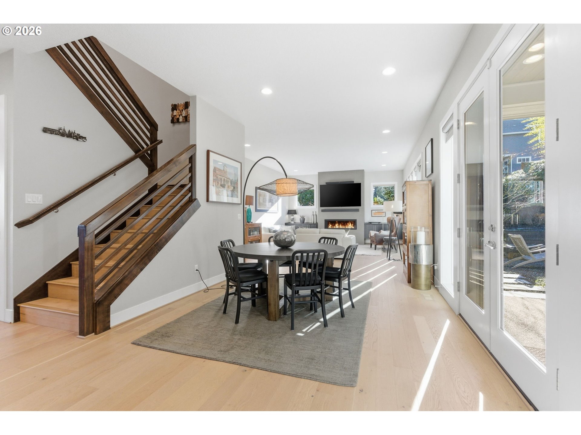 2123 South Military Road Portland, OR 97219 - Photo 20 of 47 a dining room with furniture entryway and wooden floor