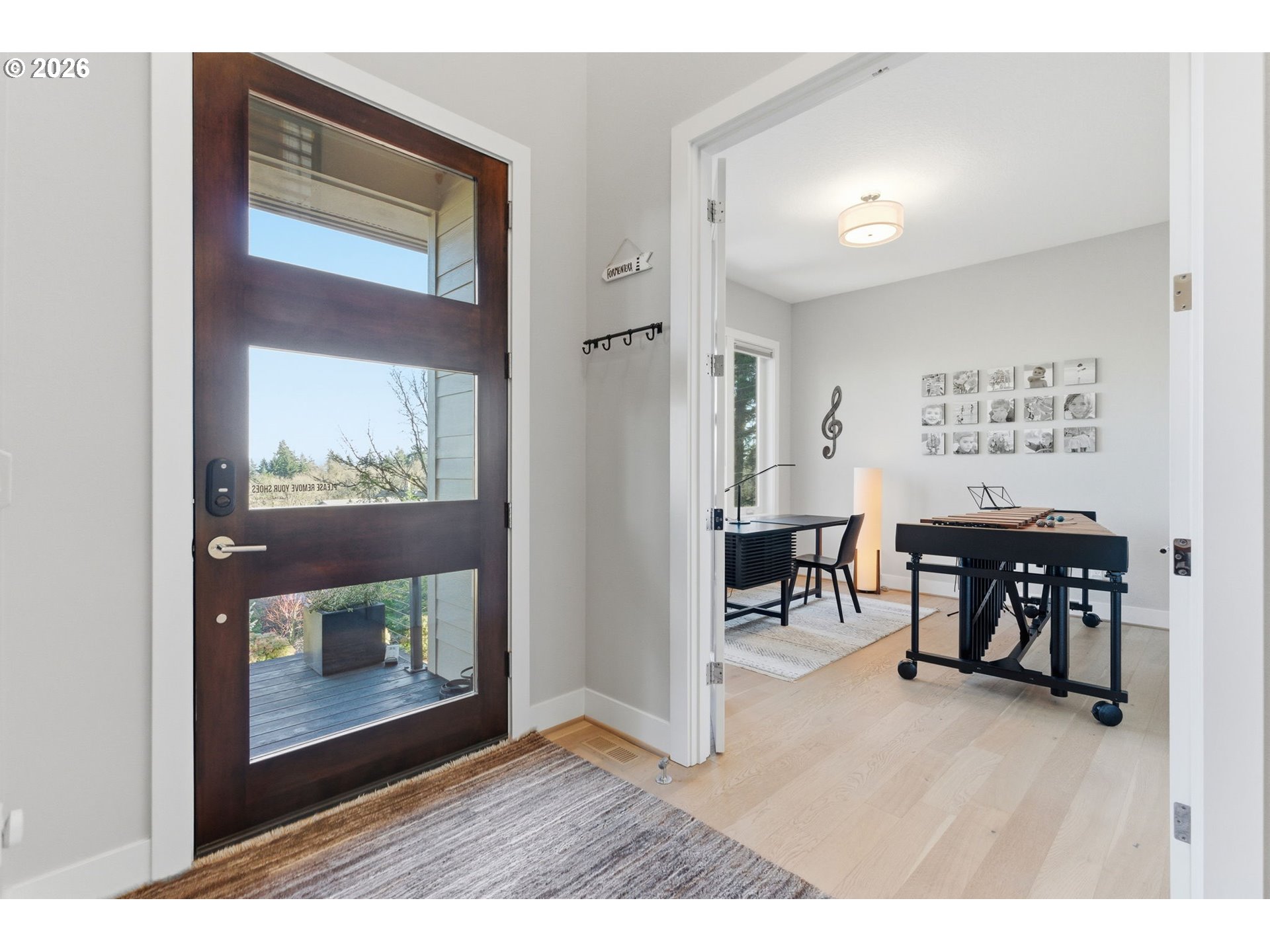 2123 South Military Road Portland, OR 97219 - Photo 9 of 47 a living room with furniture and a fireplace