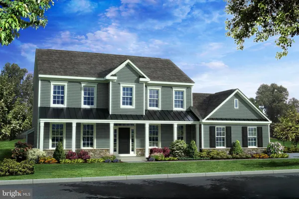 front view of a house with a porch