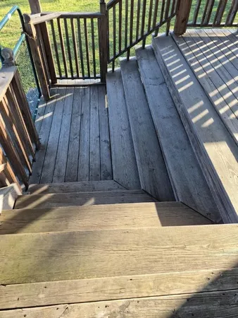 a view of wooden floor