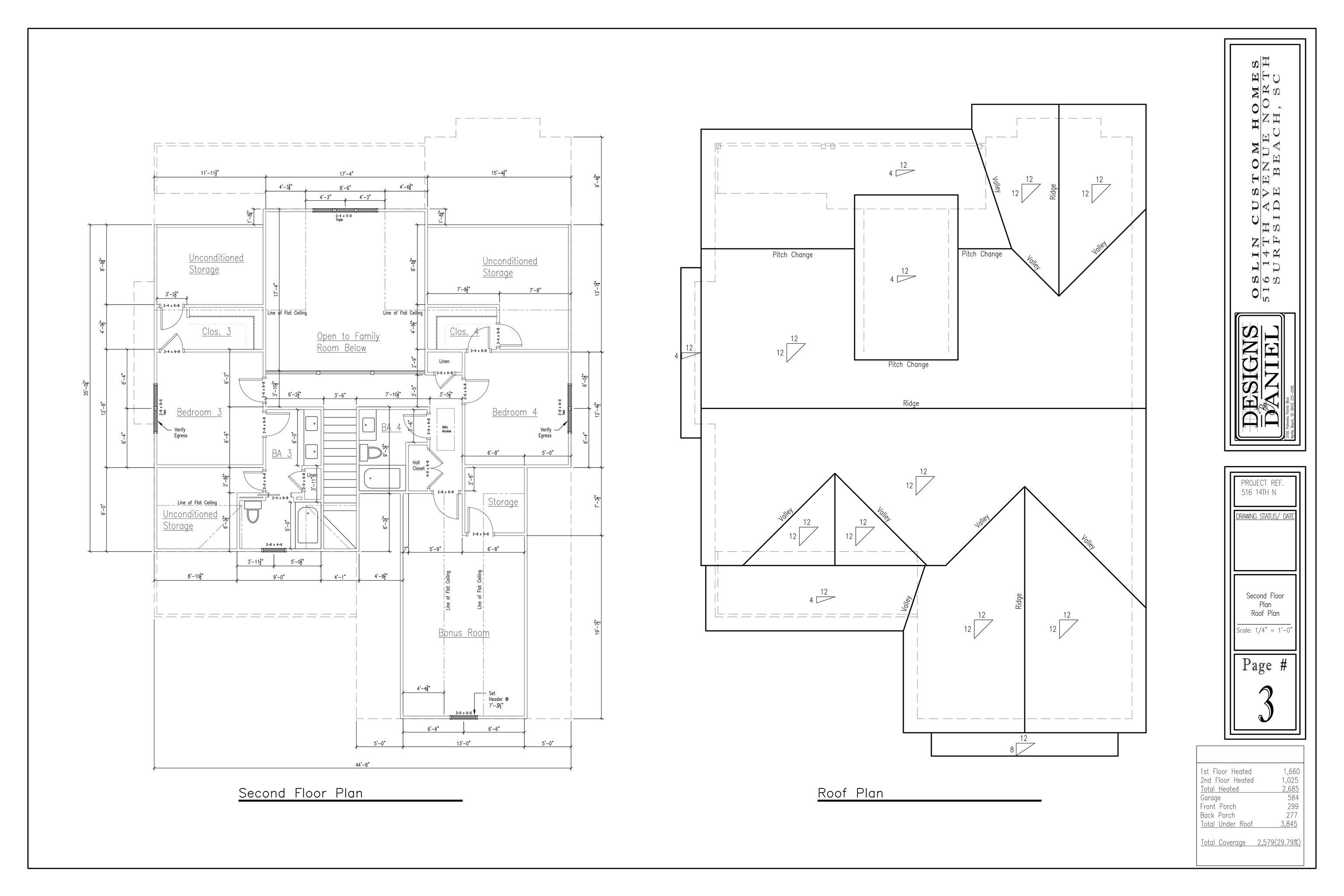 516 14th Avenue North Surfside Beach, SC 29575 - Photo 4 of 5 View of floor plan / room layout