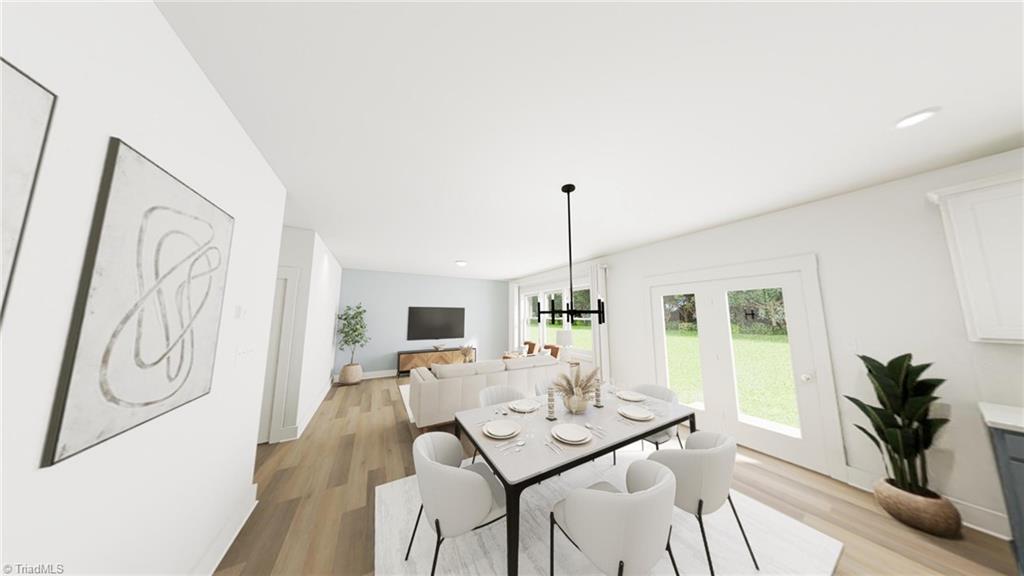 5442 Rock Valley Drive Trinity, NC 27370 - Photo 4 of 21 Dining and Family Room - Virtual Representation