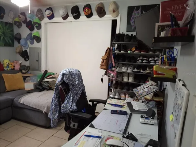 a view of storage and utility room