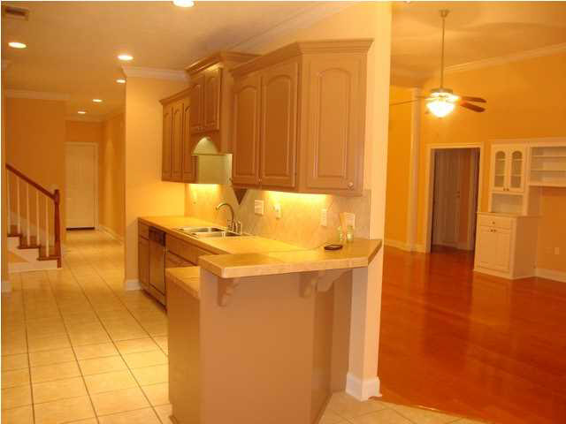 Open kitchen with view to the Great room