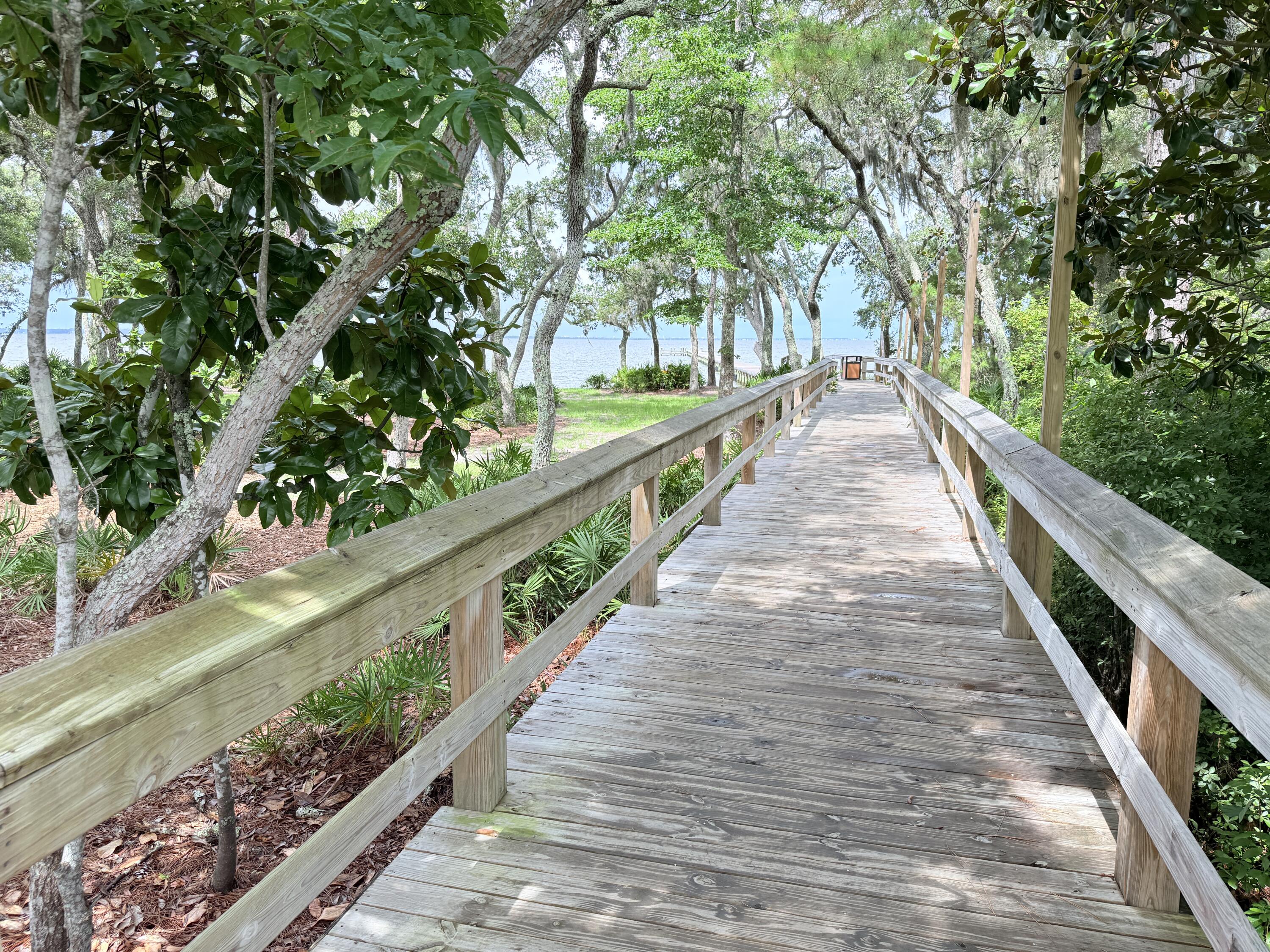 379 Whitman Way Freeport, FL 32439 - Photo 93 of 97 a view of a garden with wooden stairs