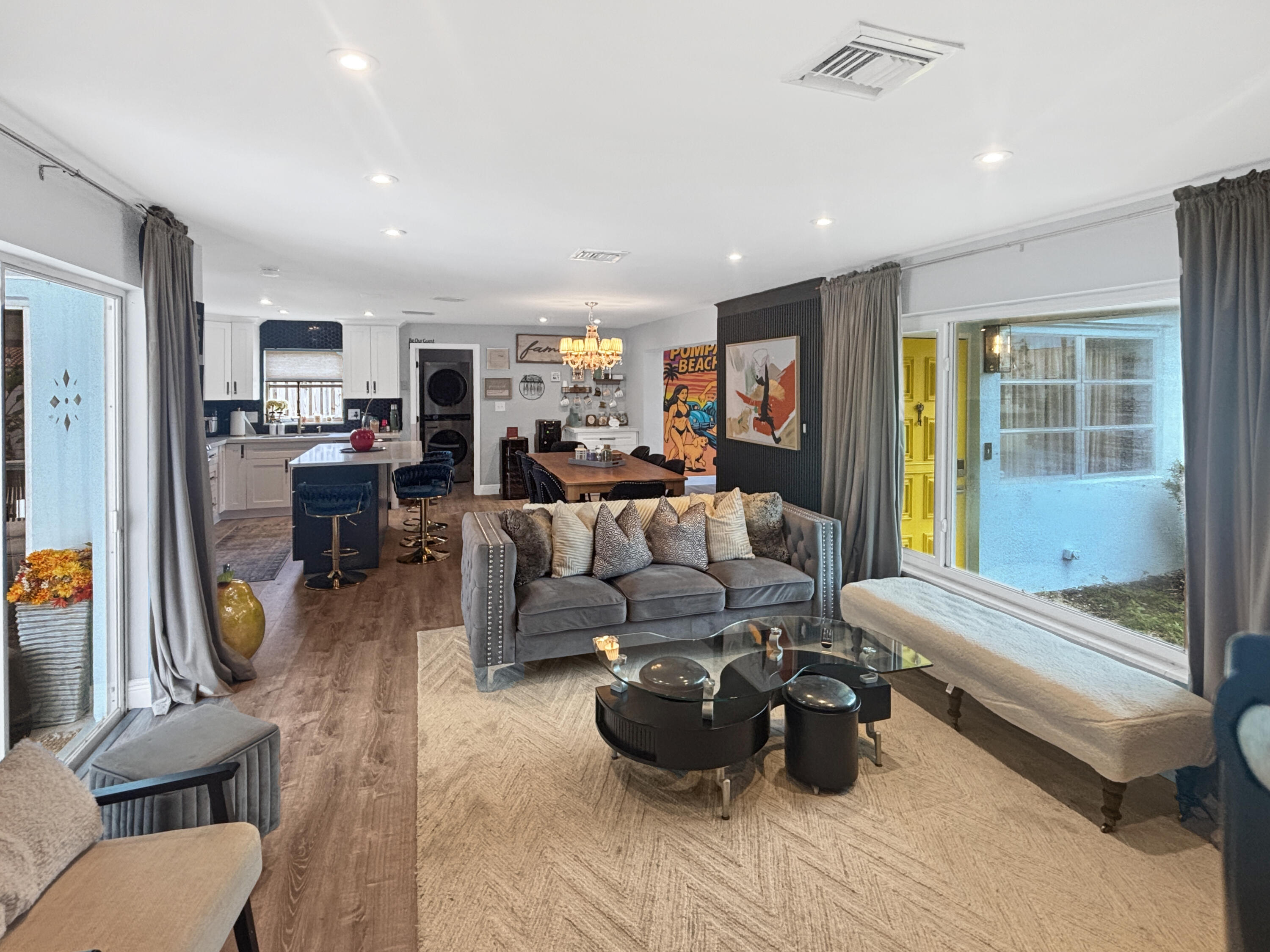 100 Southwest 17th Street Pompano Beach, FL 33060 - Photo 6 of 20 a living room with furniture and a large window