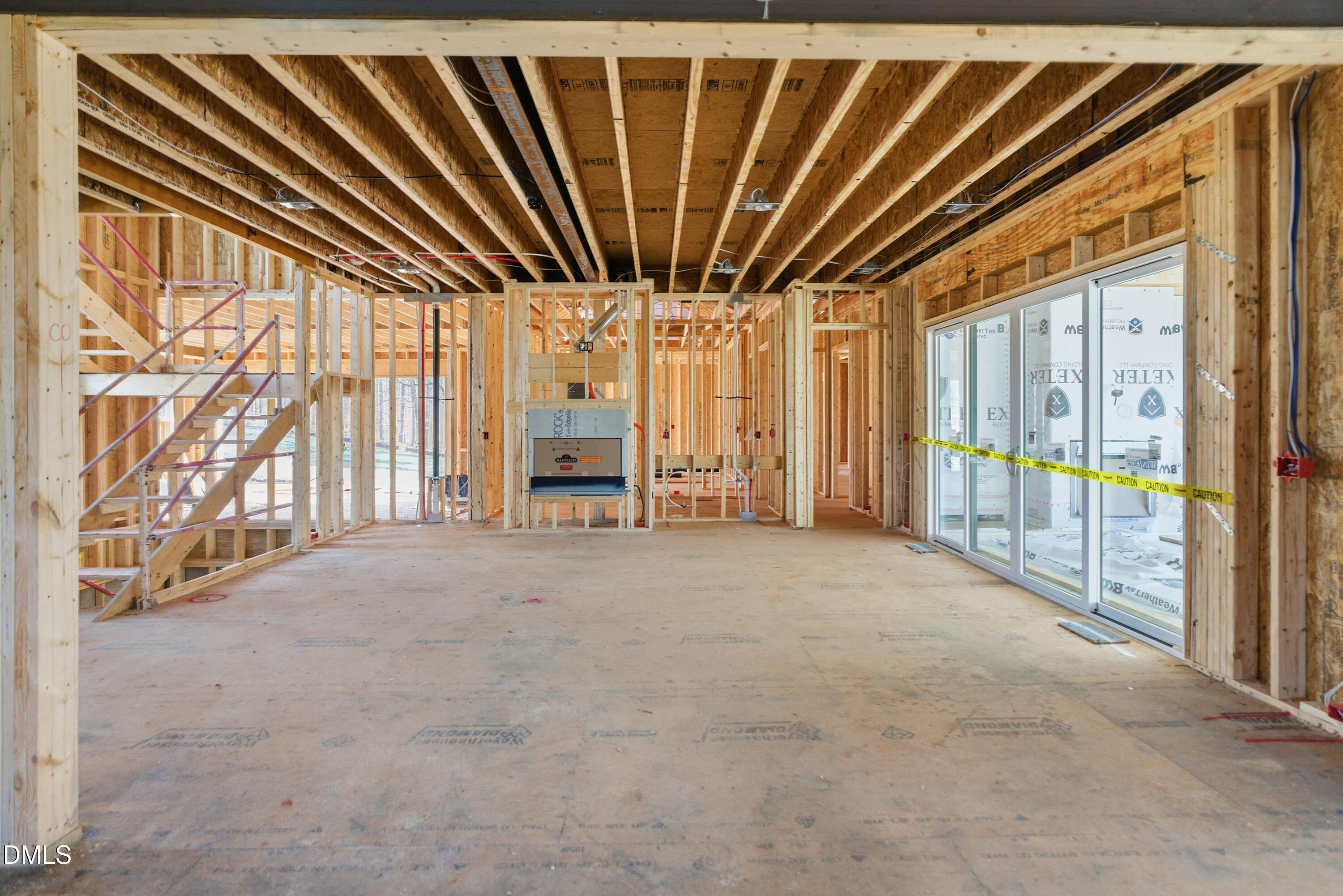1725 Legacy Ridge Lane Wake Forest, NC 27587 - Photo 5 of 14 a view of empty room with floor to ceiling window