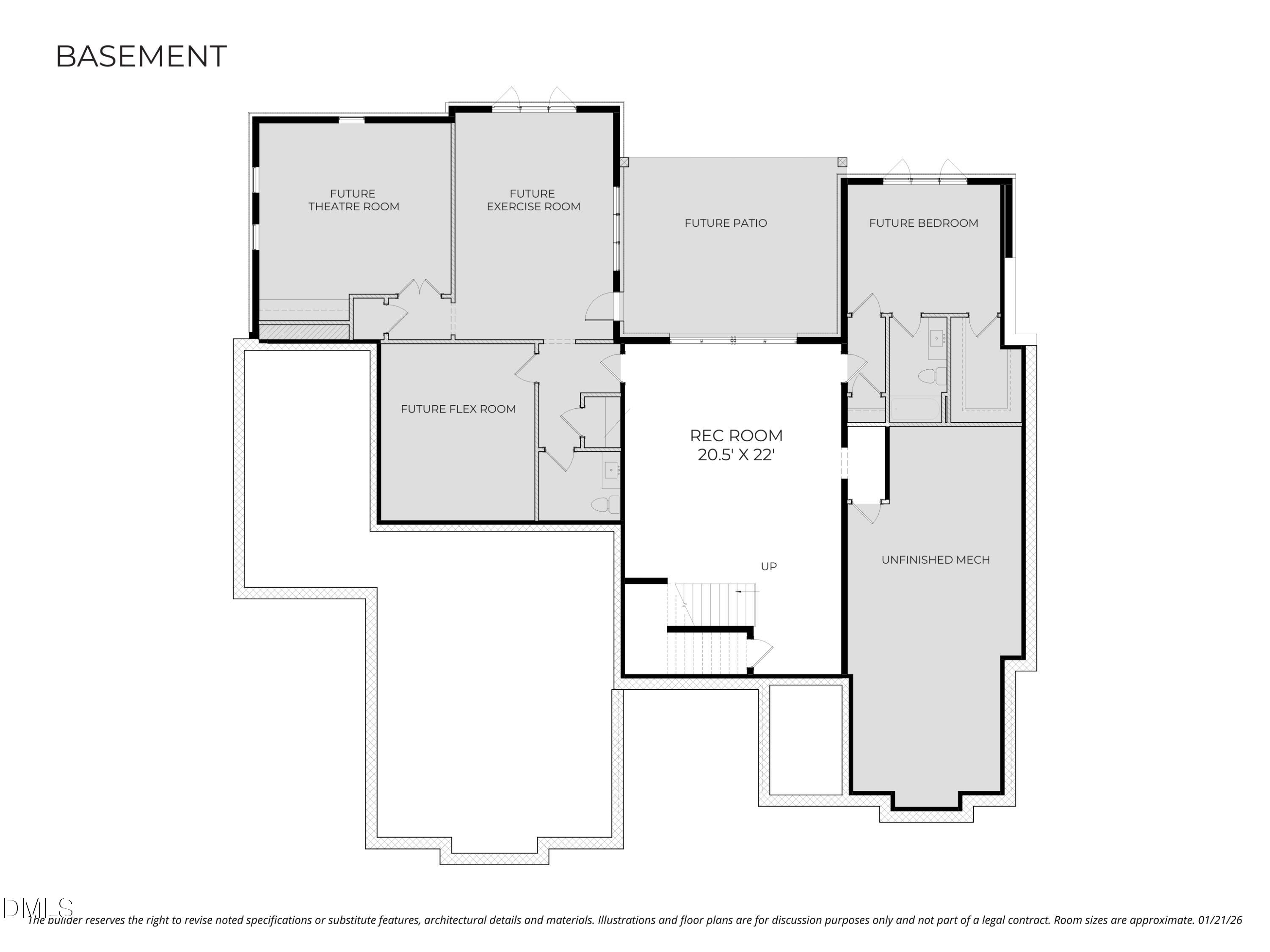 1725 Legacy Ridge Lane Wake Forest, NC 27587 - Photo 9 of 11 Basement