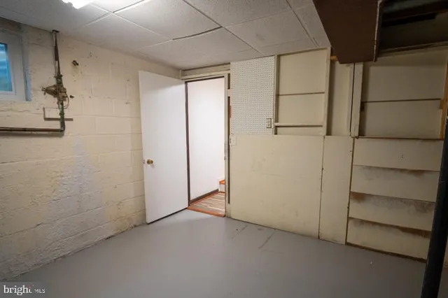 a view of closet area