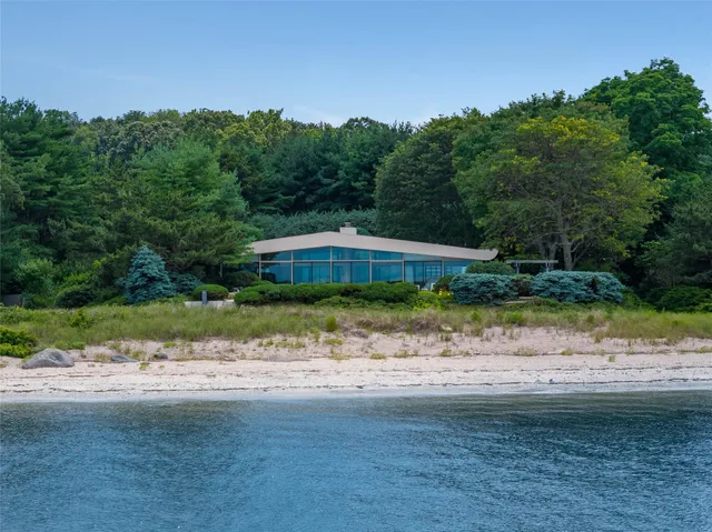 a view of a road with a yard