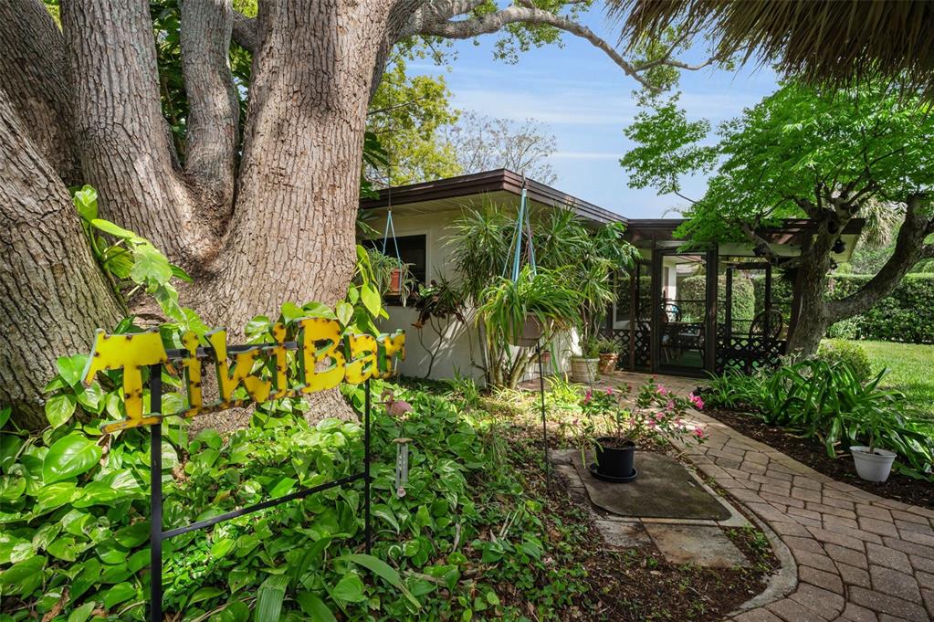 409 Graham Drive Clearwater, FL 33765 - Photo 53 of 75 a backyard of a house with lots of green space