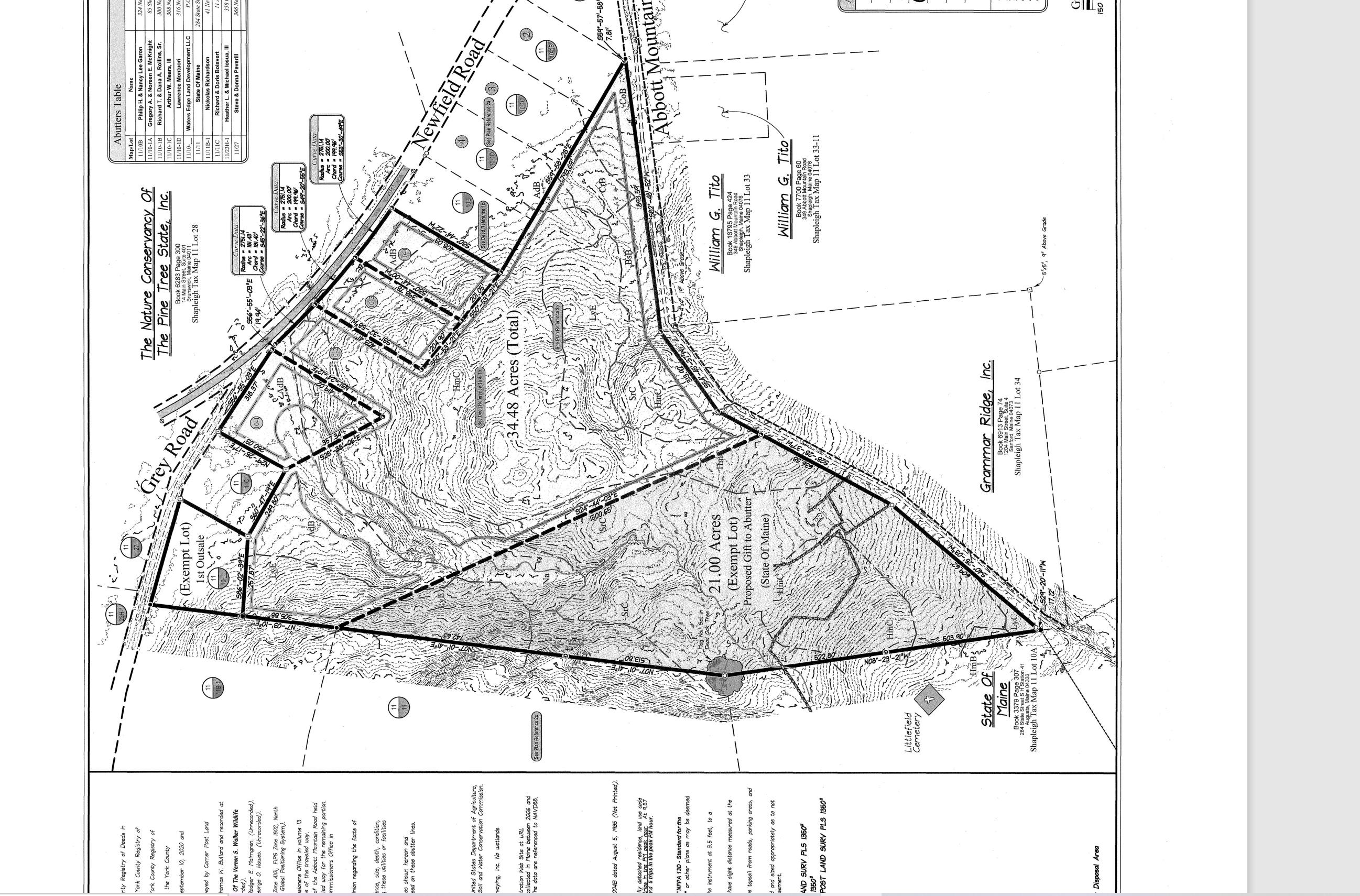 Lot 3 Newfield Road Shapleigh, ME 04076 - Photo 2 of 2 subdivision sketch