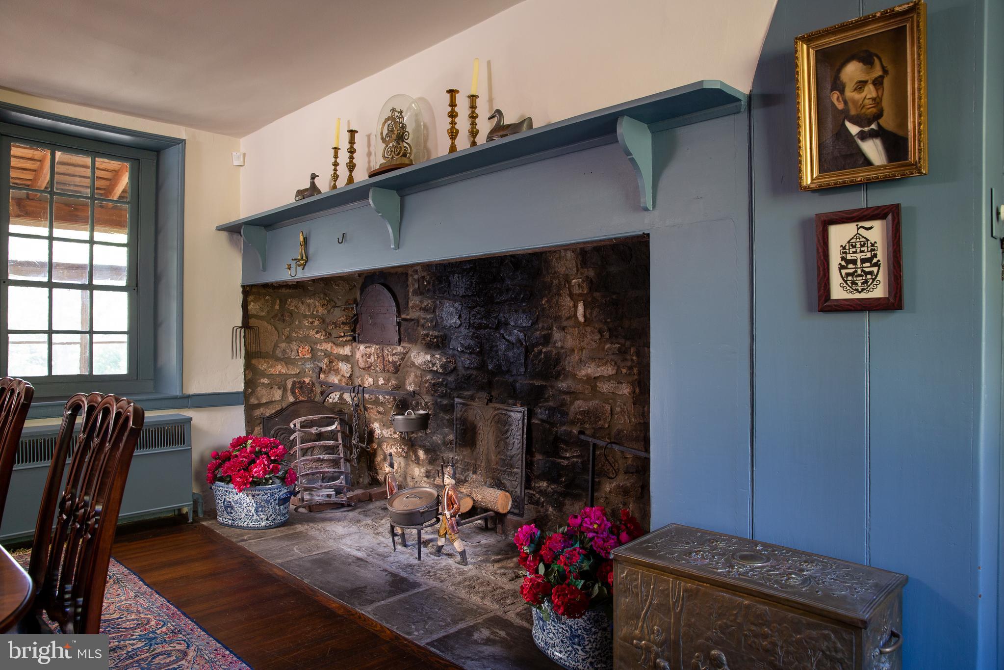 2666 Mill Road Doylestown, PA 18902 - Photo 15 of 78 Walk in FIreplace -Dining Room