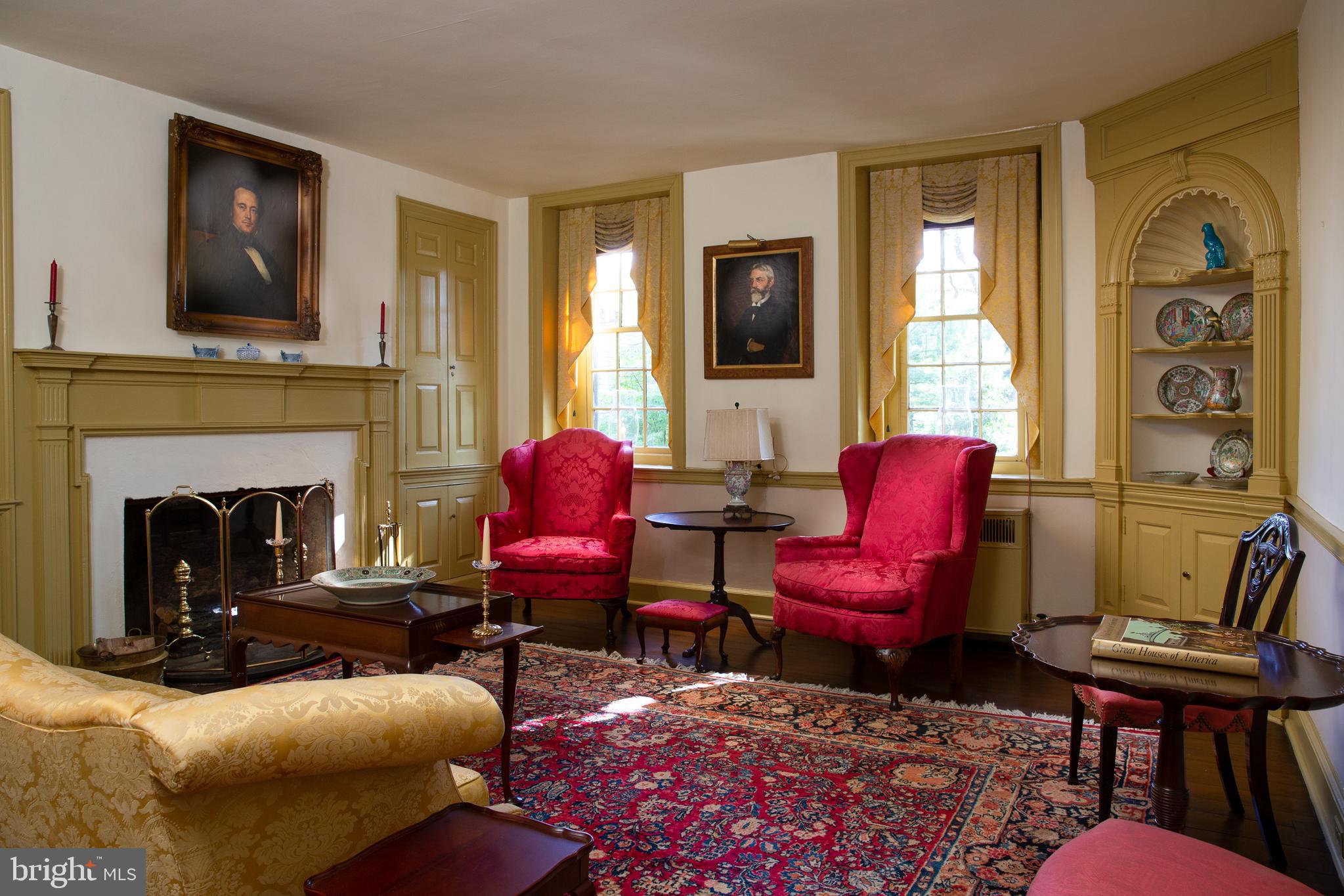 2666 Mill Road Doylestown, PA 18902 - Photo 20 of 78 Formal Living Room w/corner cabinet w shell motif