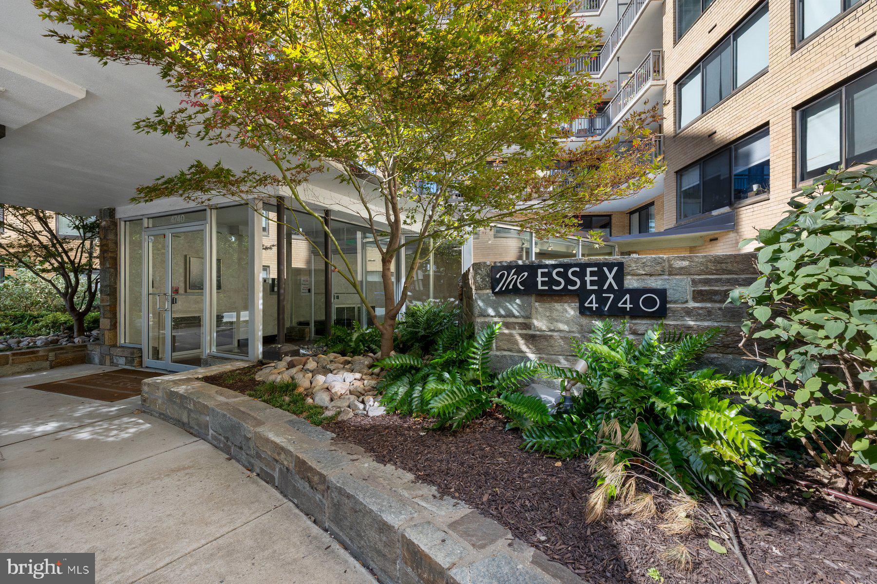 4740 Connecticut Avenue Northwest, Unit 804 Washington, DC 20008 - Photo 1 of 25 a front view of a building with garden