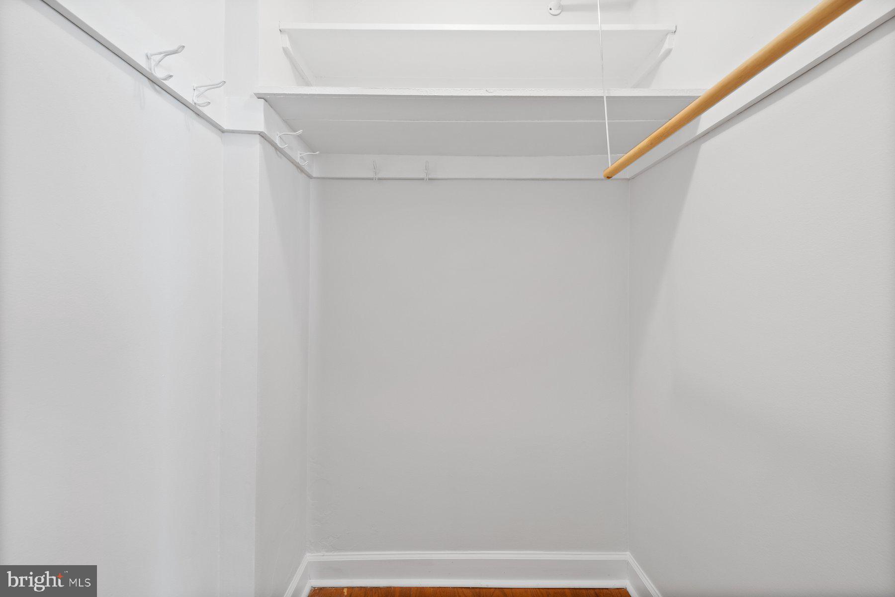 4740 Connecticut Avenue Northwest, Unit 804 Washington, DC 20008 - Photo 19 of 25 a view of small space with racks on the wall