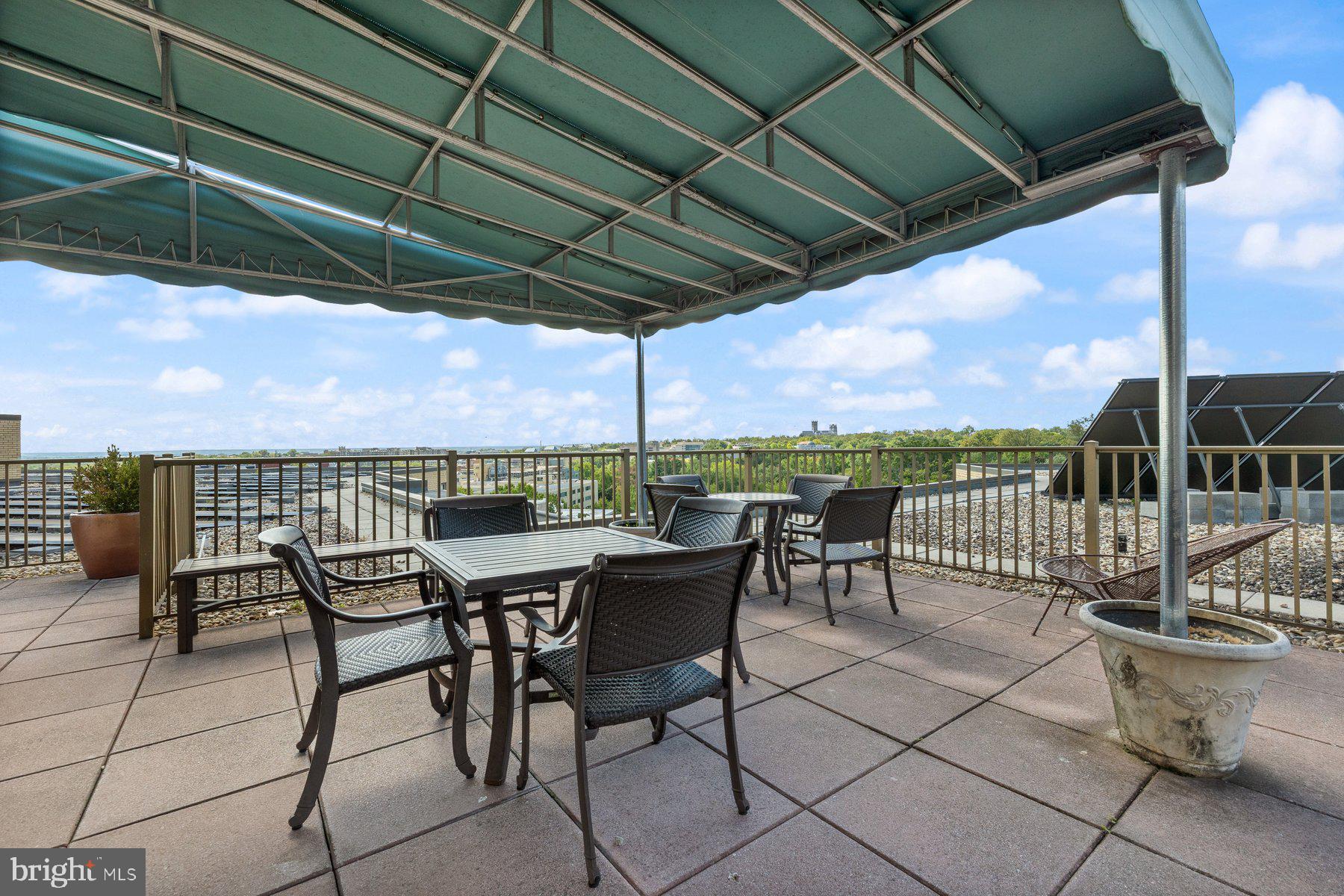 4740 Connecticut Avenue Northwest, Unit 804 Washington, DC 20008 - Photo 23 of 25 a view of chairs and table in patio