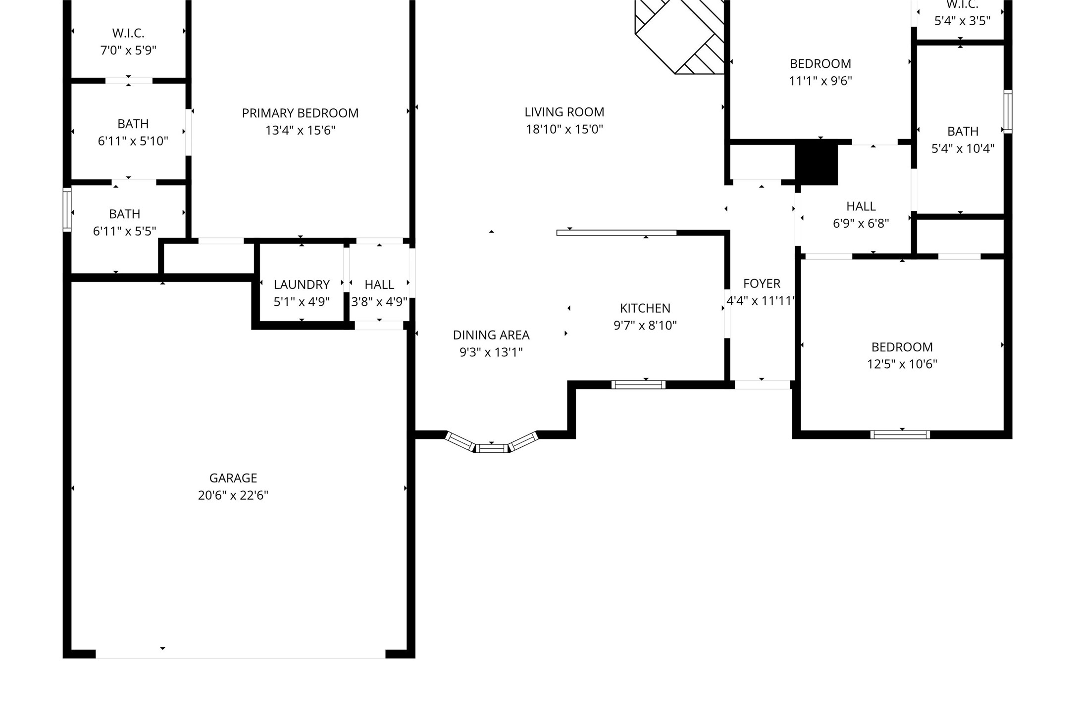 1706 Shawnee Street Navasota, TX 77868 - Photo 29 of 29 a picture of a floor plan