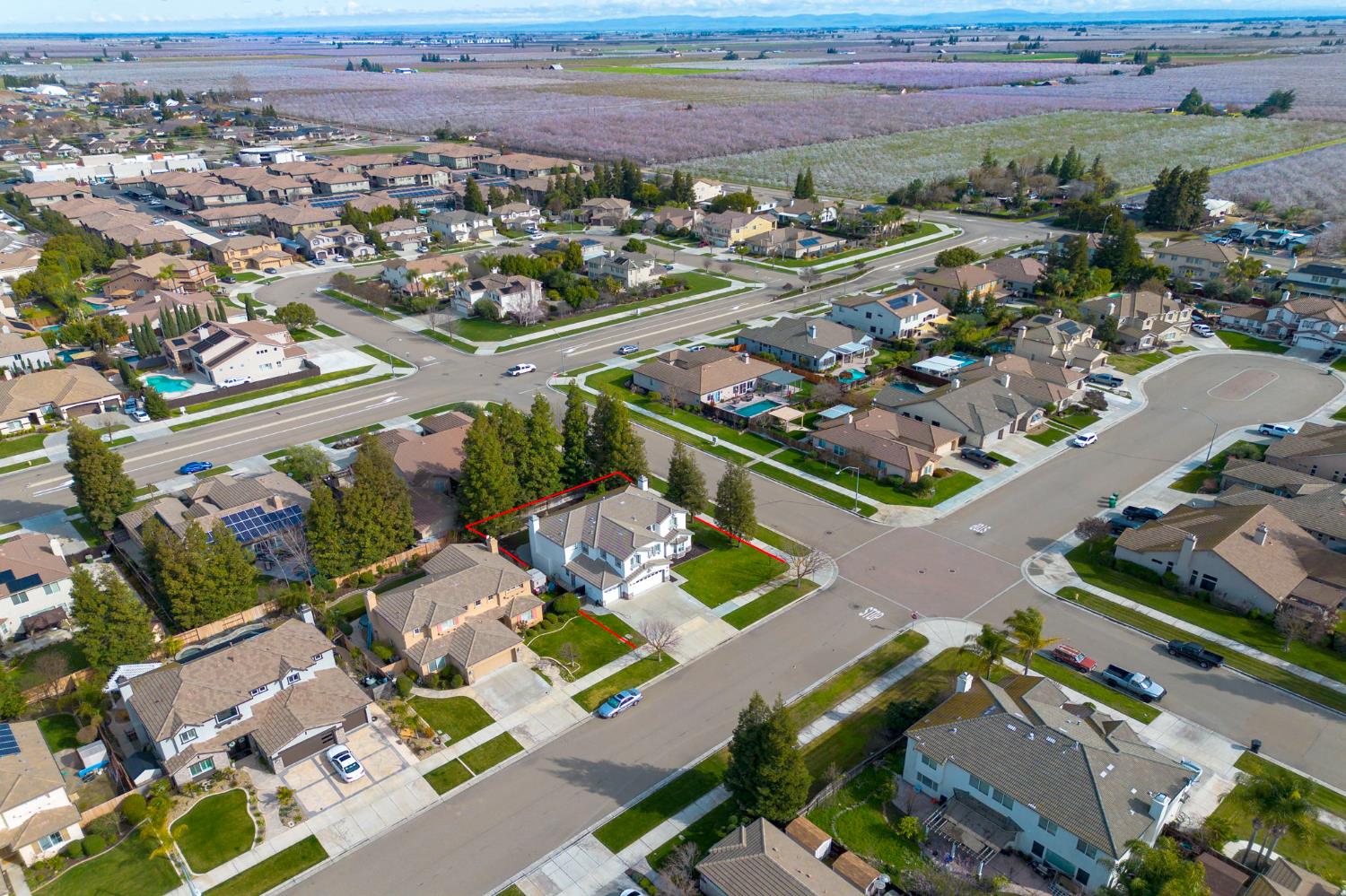 243 John Kamps Way Ripon, CA 95366 - Photo 61 of 62 an aerial view of residential houses with outdoor space