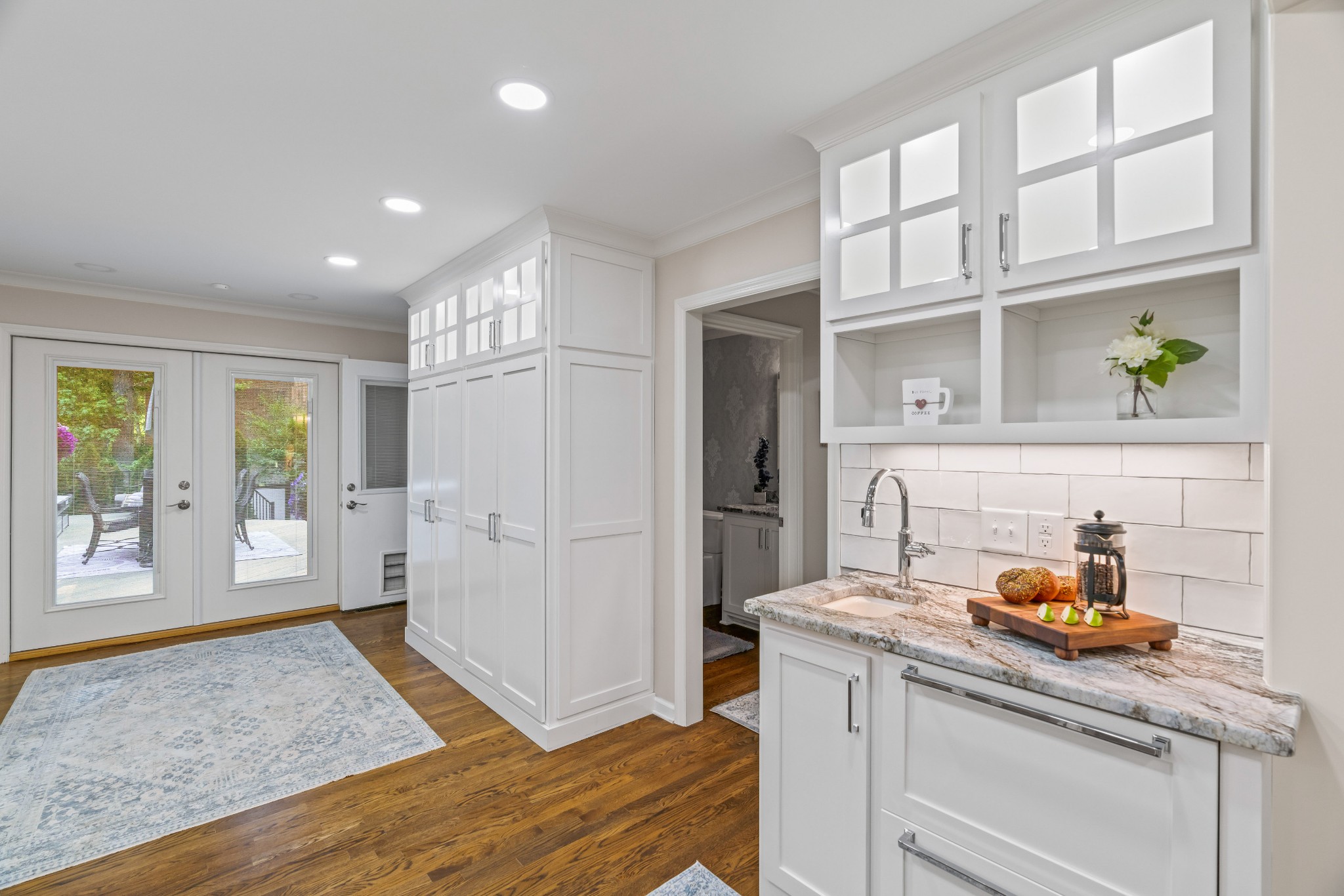 204 Hidden Lake Road Hendersonville, TN 37075 - Photo 22 of 67 a kitchen with stainless steel appliances granite countertop a refrigerator and a sink