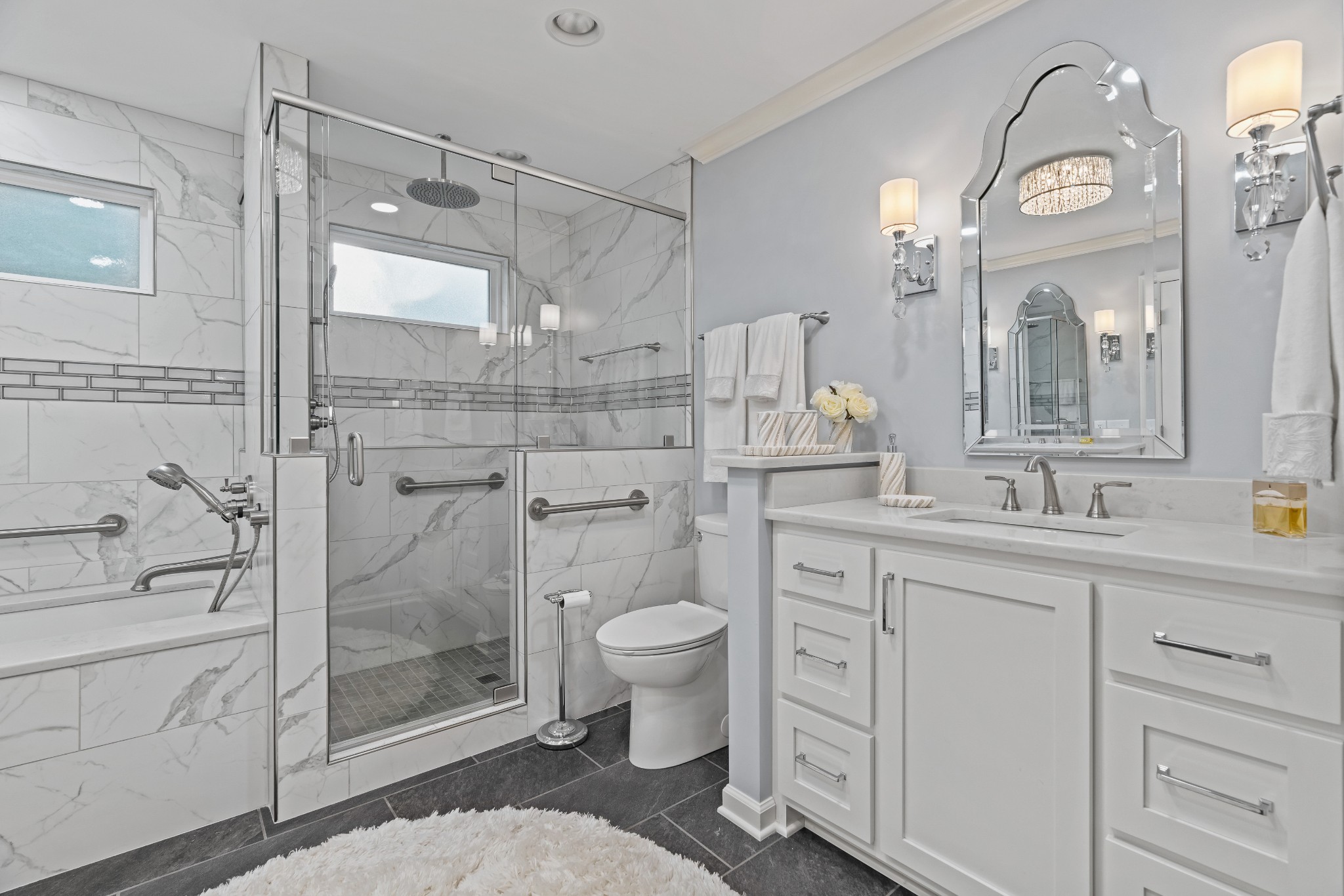 204 Hidden Lake Road Hendersonville, TN 37075 - Photo 40 of 67 a bathroom with a sink a toilet and shower