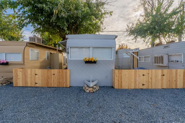 a house view with a outdoor space