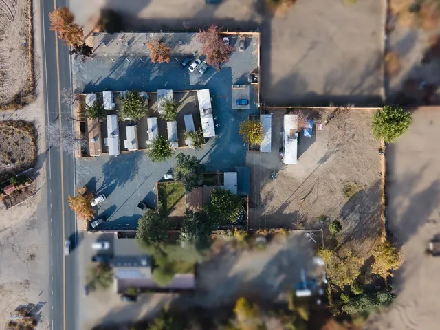 a view of a city with ocean