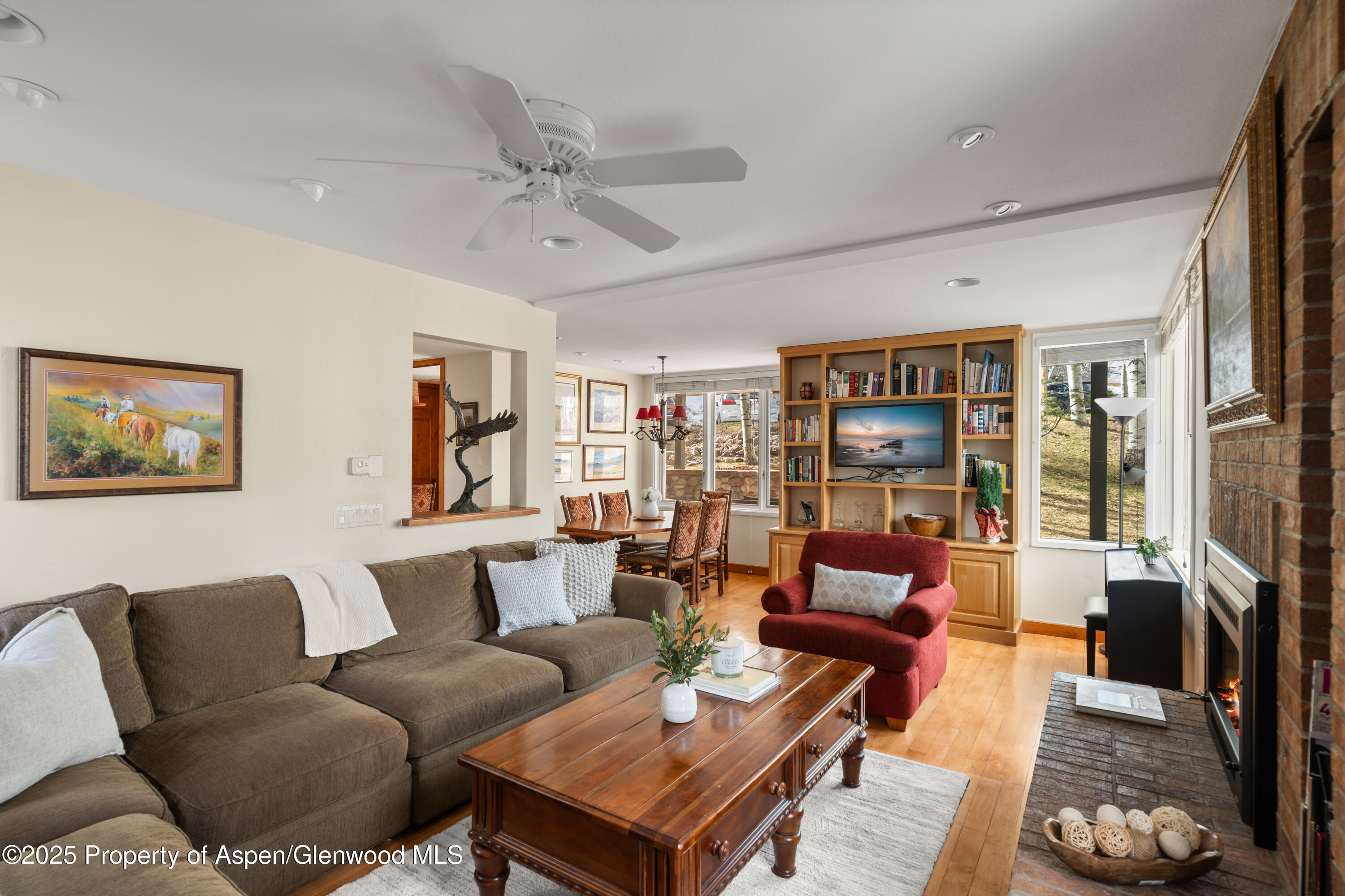 270 Meadow Ranch Road Snowmass Village, CO 81615 - Photo 3 of 17 a living room with furniture and a large window