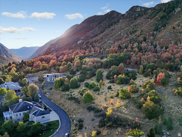 3738 Catamount Ridge Way, Unit 11 Sandy, UT 84092 - Photo 5 of 10 Sweeping mountain landscape featuring established trees and a winding road