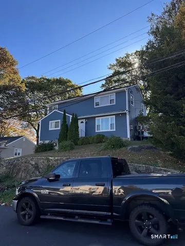 a brick building with a large windows