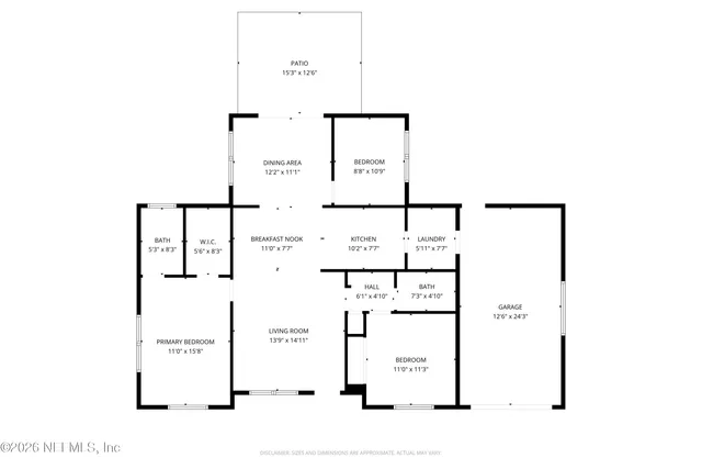 a picture of a floor plan