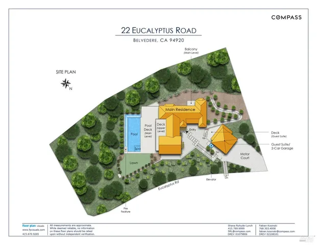 $11,777,000 | 22 Eucalyptus Road, Belvedere, CA 94920