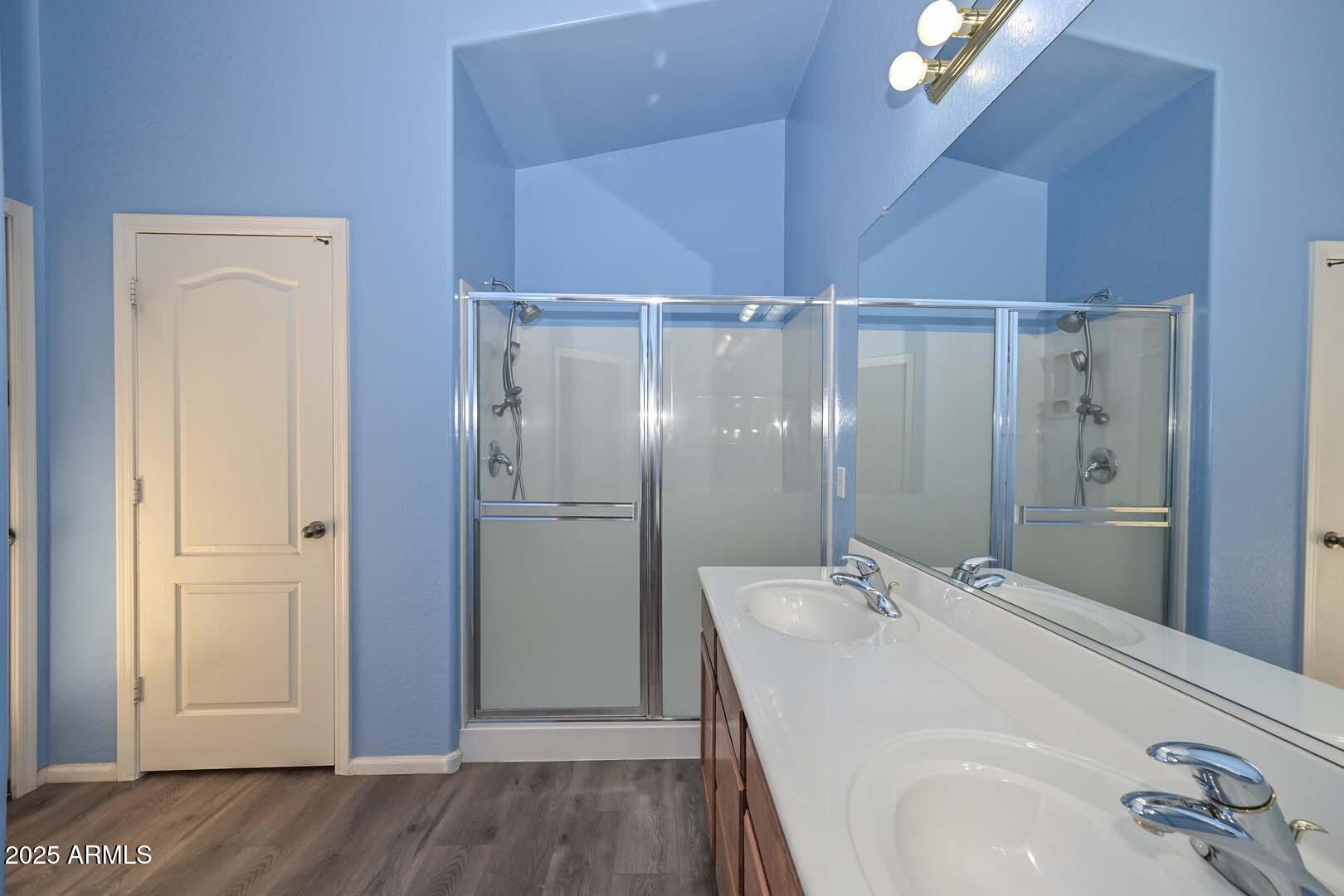 17687 West Charter Oak Road Surprise, AZ 85388 - Photo 31 of 52 a bathroom with a sink and a mirror