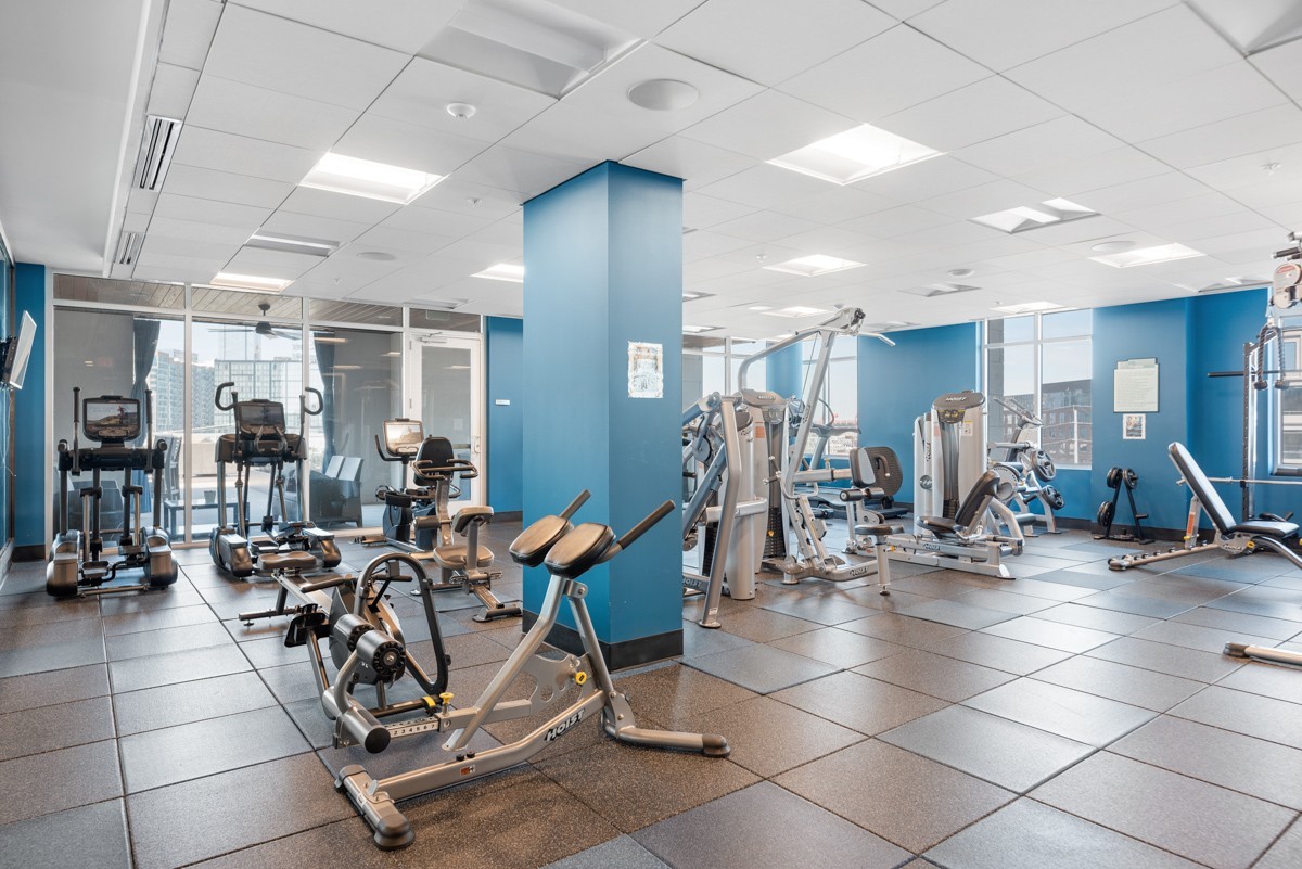 20 Rutledge Street, Unit 407 Nashville, TN 37210 - Photo 50 of 56 a view of a room with gym equipment