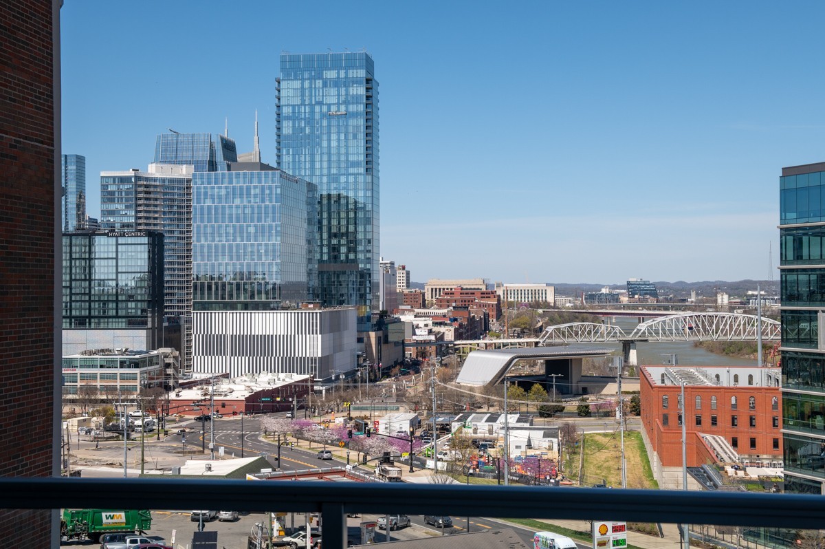 20 Rutledge Street, Unit 407 Nashville, TN 37210 - Photo 9 of 56 a picture of a city view