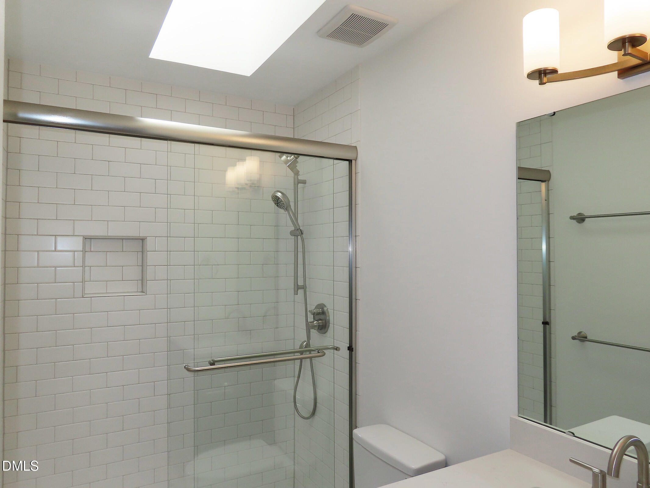 120 Weatherhill Point Carrboro, NC 27510 - Photo 14 of 25 a bathroom with a shower and a toilet