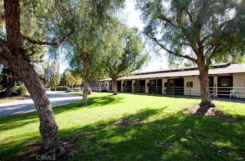 841 Ronda Sevilla, Unit B Laguna Woods, CA 92637 - Photo 36 of 37 a view of a house with a yard deck and a large tree