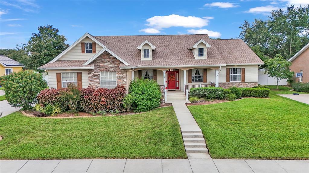1929 Viewpoint Landings Road Lakeland, FL 33810 - Photo 1 of 1 Exterior Front with Large Covered Porch