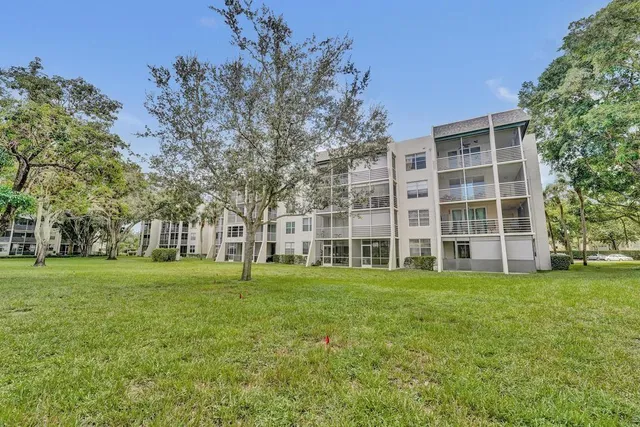 a view of a lake with houses